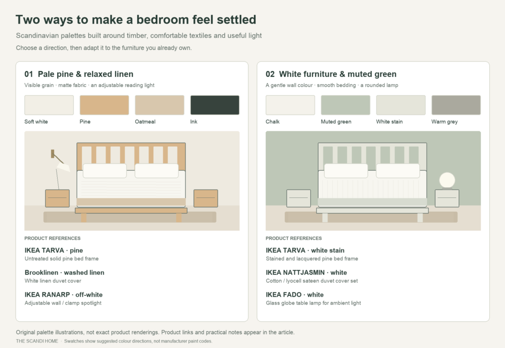 scandinavian bedroom