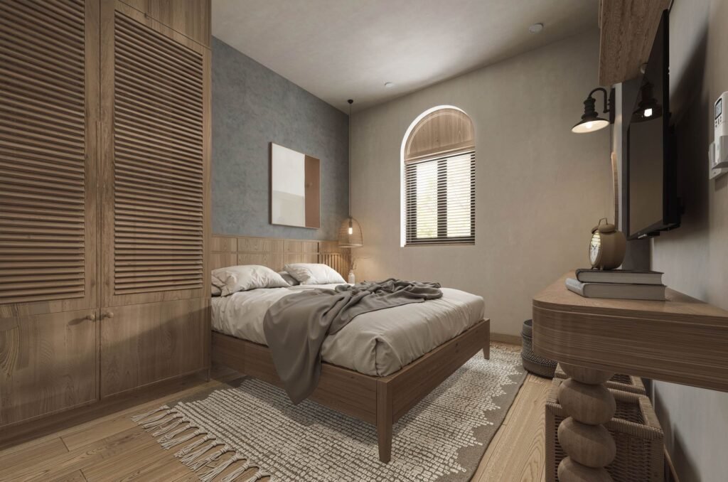 scandinavian bedroom